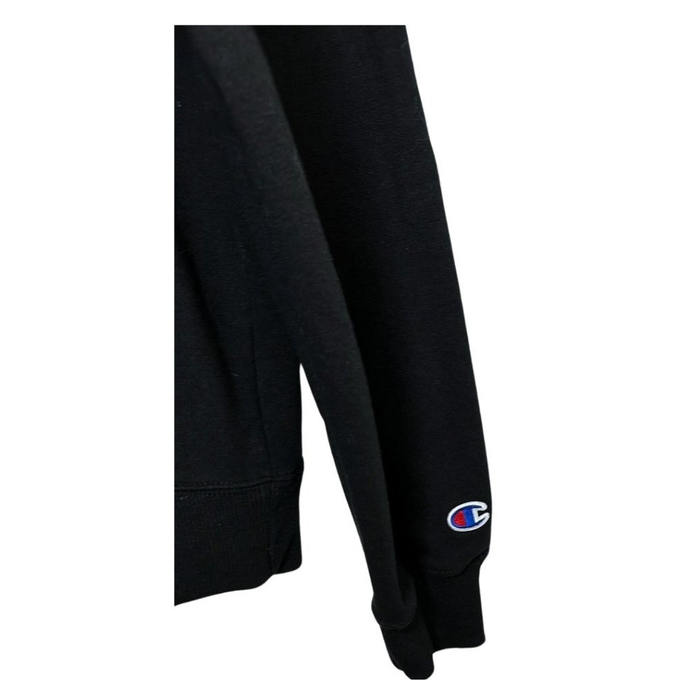 SOLD champion authentic black zip up sweatshirt size medium - Picture 3 of 8